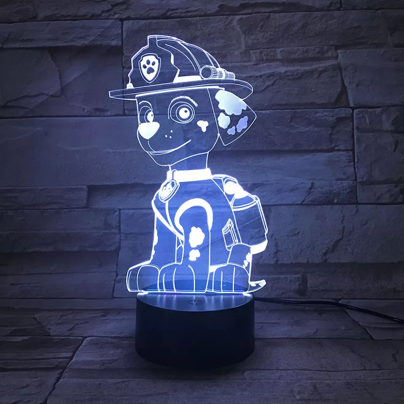 3D led lámpa (Mancsőrjárat)